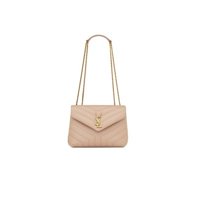 YSL LOULOU SMALL IN QUILTED LEATHER 494699DV7272721 (23*17*9cm)